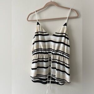 🍄Babaton Striped Tie Camisole